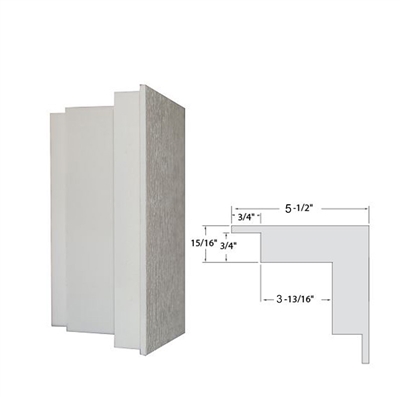 Kleer Konceal Corner Trimboard 5/4 x 6 x 20 Foot Length