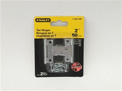 Stanley Hardware 156490 8 Black Tee Hinges